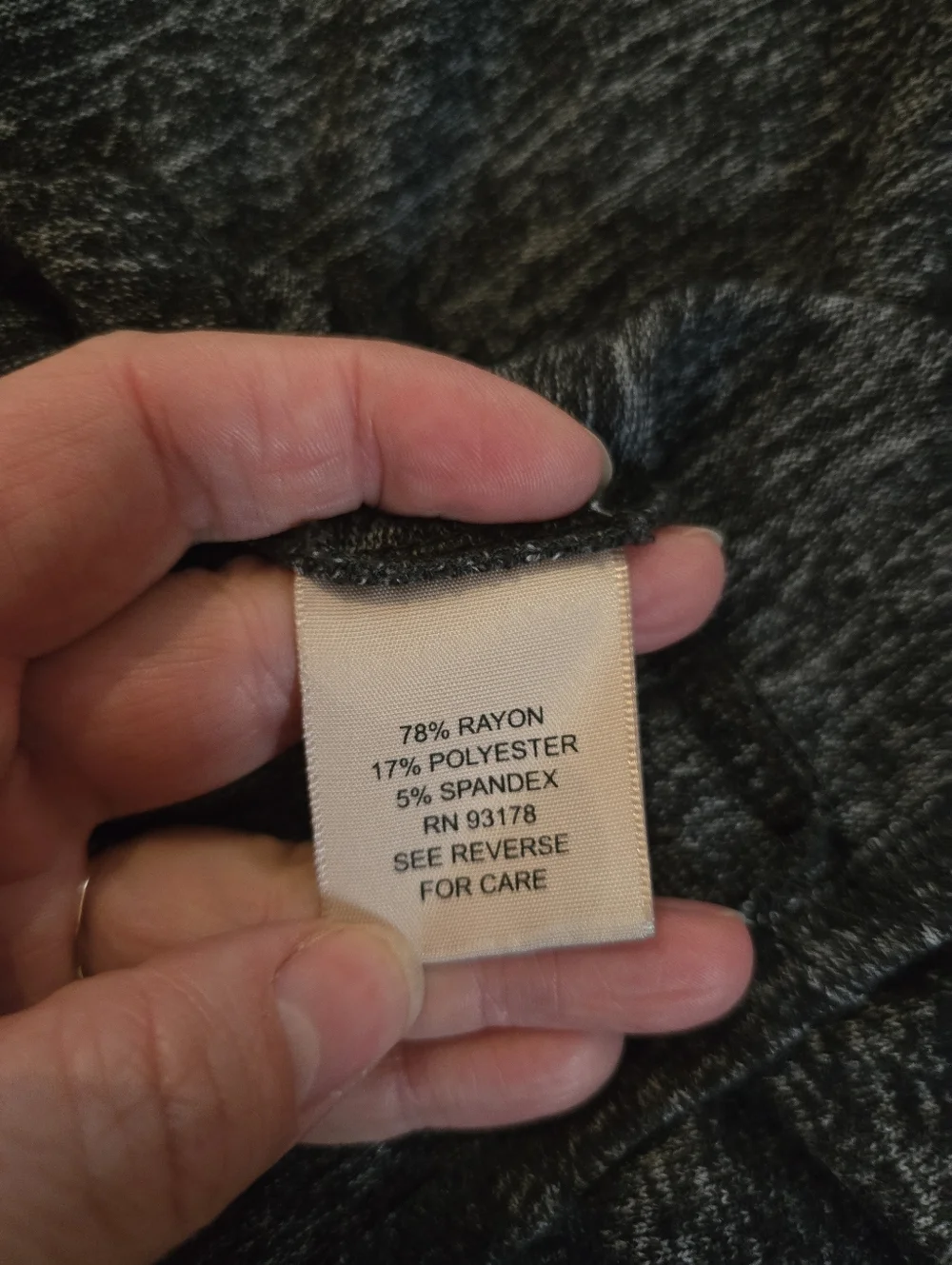 Anthropologie Philosophy | Heather Charcoal Open Front Cardigan, Size 3XL - Picture 5 of 7